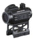 Lancer Tactical Micro Red Dot Sight with Riser Mount (Color: Black)