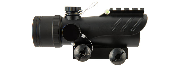 Lancer Tactical Enclosed Red Dot Sight W/ Top Optic Rail (Black)