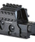 Lancer Tactical 3-Railed Green Dot Sight with Red Laser (Color: Black)