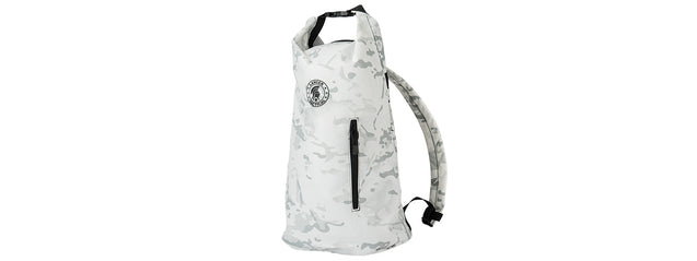 Lancer Tactical 1000D Nylon Tactical Barrel Backpack (Snow Camo) Airsoft Gun Accessories