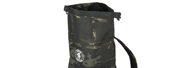 Lancer Tactical 1000D Nylon Tactical Barrel Backpack (Camo Black) Airsoft Gun Accessories