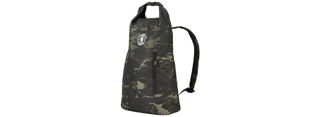 Lancer Tactical 1000D Nylon Tactical Barrel Backpack (Camo Black) Airsoft Gun Accessories