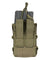 Lancer Tactical 1000D Nylon Molle Bungee Double Mag Pouch (Od Green)