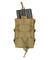 Lancer Tactical 1000D Nylon Molle Bungee Double Mag Pouch (Tan)