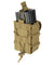 Lancer Tactical 1000D Nylon Molle Bungee Double Mag Pouch (Tan)