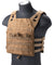 Lancer Tactical Lightweight Molle Tactical Vest with Retention Cords (Color: Tan) Airsoft Gun / Accessories