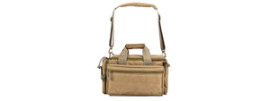 Lancer Tactical Weather Resistant Shooting Range Bag w/ Shoulder Strap (Color: Khaki) Airsoft Gun Accessories