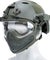 G-Force Pilot Full Face Helmet w/ Plastic Mesh Face Guard (Color: OD Green) Airsoft Gun / Accessories