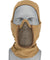 Lancer Tactical Shadow Warrior Hood Mesh Balaclava Face Mask (Color: Tan) Airsoft Gun / Accessories