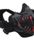 Fangs Mesh Lower Face Mask (Color: Black)