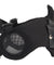 Fangs Mesh Lower Face Mask with Ear Protection (Color: Black)