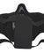 Fangs Mesh Lower Face Mask with Ear Protection (Color: Black)