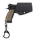 Tactical Detachable Mini Pistol Keychain with Holster (Color: Black)