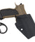 Tactical Detachable Mini Pistol Keychain with Holster (Color: Tan)