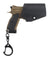 Tactical Detachable Mini Pistol Keychain with Holster (Color: Tan)