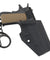 Tactical Detachable Mini 1911 Pistol Keychain with Holster (Color: Black)