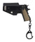 Tactical Detachable Mini 1911 Pistol Keychain with Holster (Color: Black)