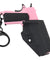 Tactical Detachable Mini 1911 Pistol Keychain with Holster (Color: Pink)