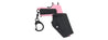 Tactical Detachable Mini 1911 Pistol Keychain with Holster (Color: Pink)