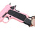 Tactical Detachable Mini 1911 Pistol Keychain with Holster (Color: Pink)