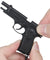 Tactical Detachable Mini M9 Pistol Keychain with Holster (Color: Black)