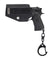 Tactical Detachable Mini M9 Pistol Keychain with Holster (Color: Black)
