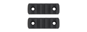 MK Helmet 5 Section Rail Mounts (Color: Black)
