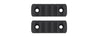 MK Helmet 5 Section Rail Mounts (Color: Black)