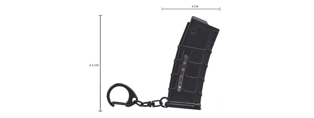 Tactical Detachable Mini 5.56 Magazine Keychain (Color: Black)