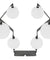 Geometric Hanging Metal Training Target (Color: Black)