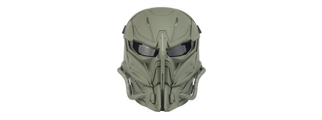 Chastener II Full Face Mask (Color: Green)