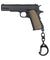 Tactical Detachable Mini 1911 Pistol Keychain (Color: Black)