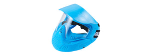 Lancer Tactical Full Face Airsoft Mask with Visor (Color: Blue)