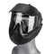 Lancer Tactical Full Face Airsoft Mask with Visor (Color: Black)