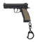 Tactical Detachable Mini Pistol Keychain (Color: Black)