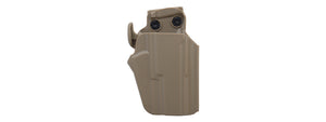 450 Universal Holster for Airsoft Sub-Compact Pistols (Color: Tan)