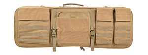 Lancer Tactical 1000D Nylon 3-Way Carry 35" Double Rifle Gun Bag (KHAKI) Airsoft Gun Accessories