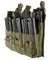 Lancer Tactical Adaptive Hook And Loop Triple Dual Mag Pouch (Od Green)
