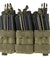 Lancer Tactical Adaptive Hook And Loop Triple Dual Mag Pouch (Od Green)