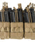 Lancer Tactical Adaptive Hook And Loop Triple Dual Mag Pouch (Tan)