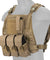 CA-301TN Nylon Molle Tactical Vest (Tan) Airsoft Gun / Accessories