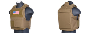 CA-302TN Nylon Body Armor Tactical Vest (Tan)