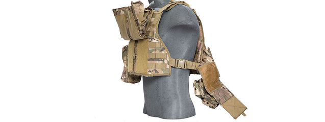 CA-305CN Nylon Assault Tactical Vest (Camo)