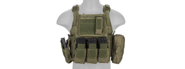 CA-305GN Nylon Assault Tactical Vest (OD Green) Airsoft Gun / Accessories