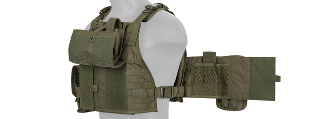 CA-305GN Nylon Assault Tactical Vest (OD Green) Airsoft Gun / Accessories