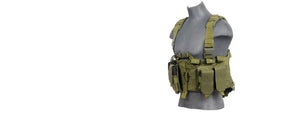 Ca-306Gn Nylon M4 Chest Harness (Od) Airsoft Gun Accessories
