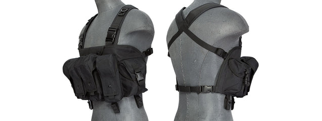 Ca-308Bn Nylon Ak Chest Rig (Bk)