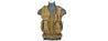 Ca-310Kn Nylon Cross Draw Vest (Khaki)