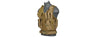 Ca-310Kn Nylon Cross Draw Vest (Khaki)
