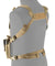 Lancer Tactical Adaptive Multi-Purpose Slim Chest Rig (Tan) Airsoft Gun / Accessories